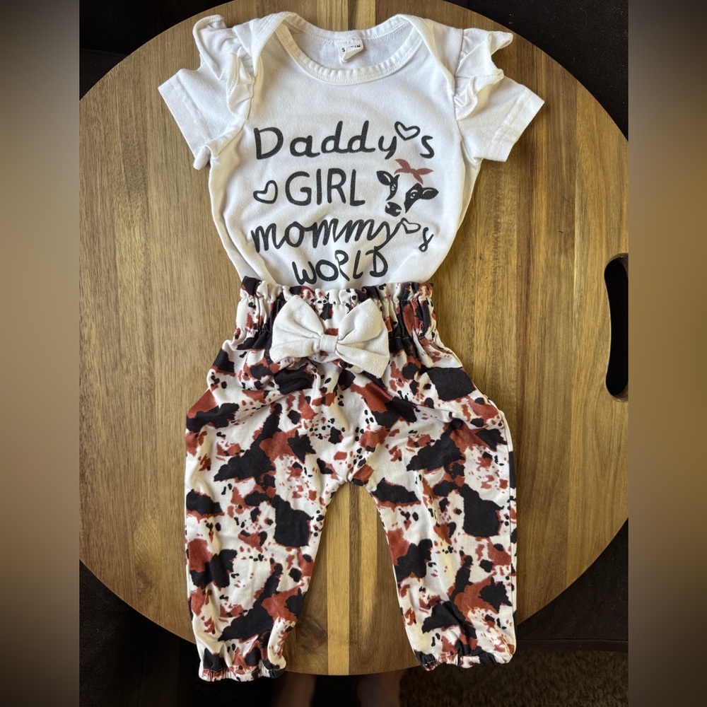 Momma & Daddy Cowgirl Outfit Set